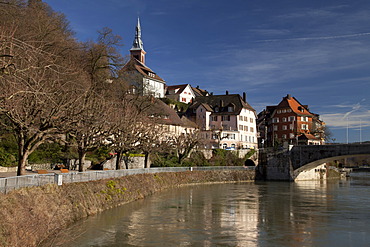 Laufenburg, Waldshut district, High Rhine, Black Forest, Baden-Wuerttemberg, Germany, Europe, PublicGround