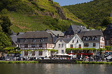 View of the town of Beilstein, Moselle river, Rhineland-Palatinate, Germany, Europe, PublicGround