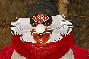 The Kathakali character Bali, Perattil, Kerala, India, Asia
