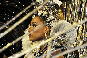 Dancer at the Carnaval in Rio de Janeiro 2010, Brazil, South America