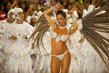 Dancer at the Gualeguaychu Carnival, Entre Rios Province, Argentina, Latin America