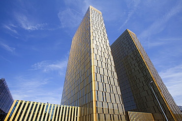 Office towers of the European Court of Justice, ECJ, European quarter, Kirchberg plateau, Luxembourg City, Europe, PublicGround