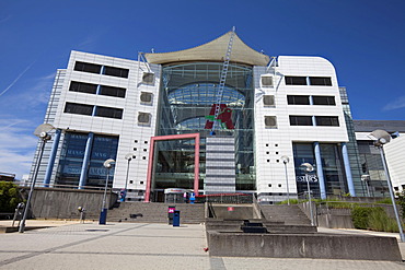 Auchan shopping center, European quarter, Kirchberg plateau, Luxembourg City, Europe, PublicGround