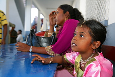 Girls at a Hindu Festival in Georgetown, Guyana, South Amerika