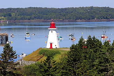 Mulholland Point Lighthouse, Campobello Island, Atlantic Coast, New Brunswick, Canada