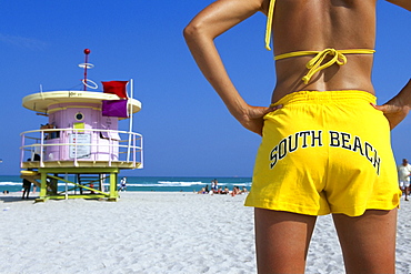 Life Guard, South Beach, Miami Beach, Miami, Florida, USA