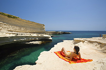 Peter\'s Pool near Marsaxlokk, Malta, Europe