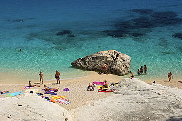 Beach, Cala Goloritze, Golfo di Orosei, Parco Nazionale del Gennargentu e Golfo di Goloritze, Sardinia, Italy, Europe