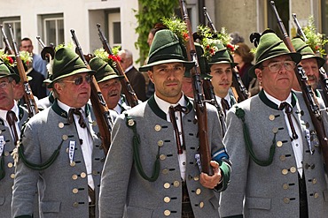 Costume and Riflemen\'s Procession in Wolfratshausen - Bavaria