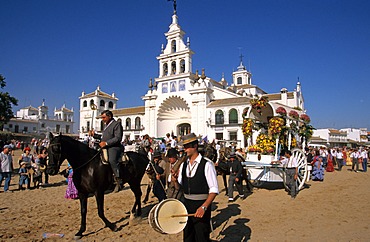 El RocÃ­o RomerÃ­a pilgrimage Fiesta - Costa de la Luz Andalusia Province Huelva Spain