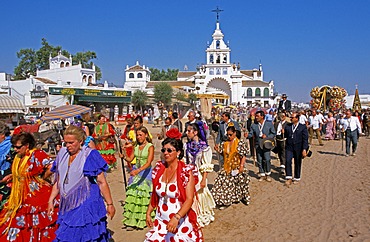 El RocÃ­o El Rocio RomerÃ­a pilgrimage Fiesta - Costa de la Luz Andalusia Province Huelva Spain