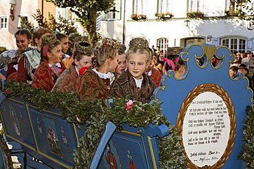 Leonhardi parade in Bad Toelz, Upper Bavaria, Germany