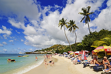 Grand Anse Beach, Saint George, Grenada, Lesser Antilles, Caribbean