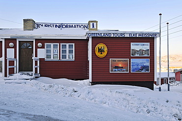 Elke Meissner's travel agency and honorary consulate, Ilulissat, Greenland, Arctic North America