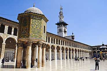 Treasure house of the Ottomans in the courtyard of the Umayyad-Mosque in Damascus, Syria, Middle East, Asia