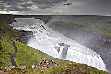 Gullfoss waterfall, Iceland, Europe