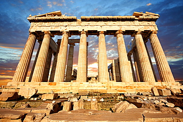 Parthenon Temple, Acropolis of Athens, Greece, Europe