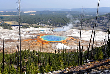 Grand Prismatic Spring, Yellowstone National Park, Wyoming, USA