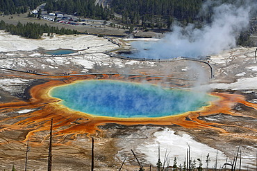 Grand Prismatic Spring, Yellowstone National Park, Wyoming, USA