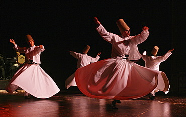 Dancing dervishs, oriental meditatin dance