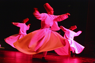 Dancing dervishs, oriental meditatin dance