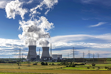 Gundremmingen nuclear power plant, Swabia, Bavaria, Germany, Europe