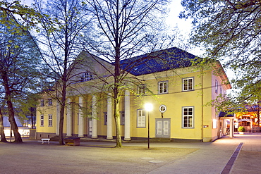 Kurtheater, theatre in the spa district, Bad Pyrmont, Lower Saxony, Germany, Europe