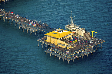 Santa Monica Pier, Marina del Rey, Los Angeles County, California, USA, North America