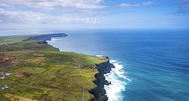 Cliffs of Moher, rocky coastline, County Clare, Ireland, Europe