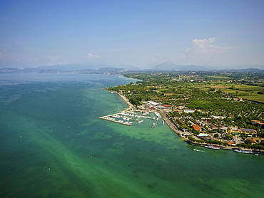 Marina and Camping del Garda, Peschiera del Garda, Lake Garda, Veneto, Italy, Europe