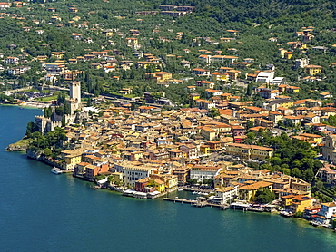 Malcesine Castle, Malcesine, Lake Garda, Veneto, Italy, Europe