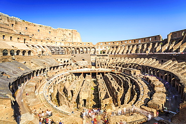 Colosseum amphitheater, Rome, Lazio, Italy, Europe