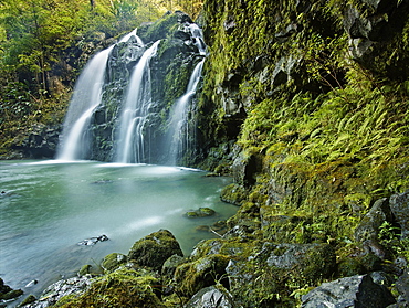 Three Bear Falls, Maui, Hawaii, USA, North America