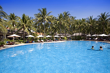 Swimming pool of the Blue Ocean Resort, Mui Ne, Vietnam, Asia