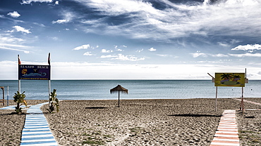 El Gato Beach, Costa del Sol, Torremolinos, Malaga, Andalusia, Spain, Europe