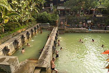 Holy hot springs Air Panas in Banjar, Lovina, Bali, Indonesia, Asia