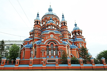 Kazan Cathedral, historic city center, Irkutsk, Siberia, Russia, Europe