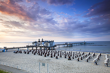 Sellin Pier, Sellin, Rugen Island, Mecklenburg-Western Pomerania, Germany, Europe