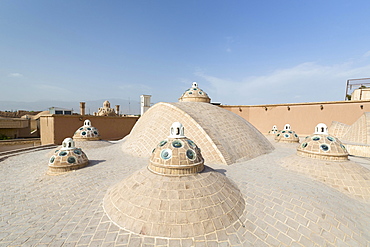 Roof of Sultan Mir Ahmed bathhouse, Kashan, Iran, Asia