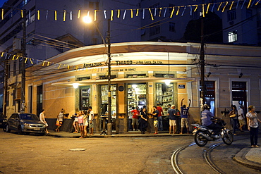 Typical bar in the Santa Teresa neighborhood, Rio de Janeiro, Brazil, South America