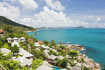 Bungalow complex at Coral Cove Beach, Koh Samui, Thailand, Asia