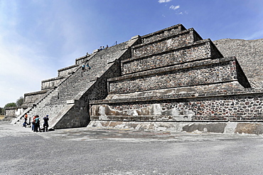 Pyramid of the Moon, Pyramids of Teotihuacan, UNESCO World Heritage Site, Teotihuacan, State of Mexico, Mexico, Central America