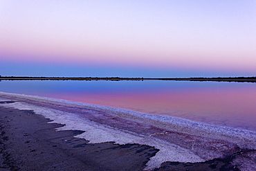 Lake Ninan, salt lake, in morning light, Victoria Plains, Western Australia, Australia, Oceania