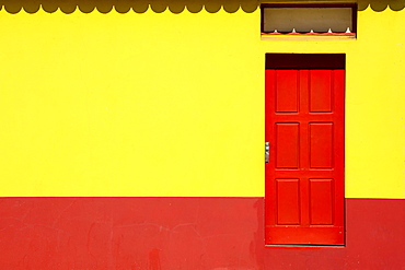 Colorful facade, Aveiro, Centro region, Portugal, Europe