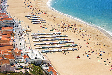 Nazare beach, Estremadura and Ribatejo, Portugal, Europe