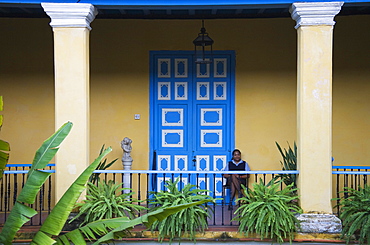 Attendant at the Colonial Art Museum, Havana, Cuba, Central America