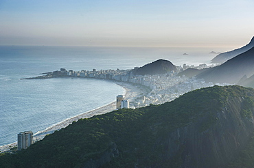 View from the Sugarloaf Mountain or Pao de Acucar, Rio de Janeiro, Brazil, South America