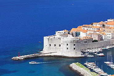 St. John Fortress at the Old Harbour, Dubrovnik, Dalmatia, Croatia, Europe