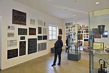 Memorial Room at Dachau Concentration Camp, Dachau, near Munich, Bavaria, Germany, Europe