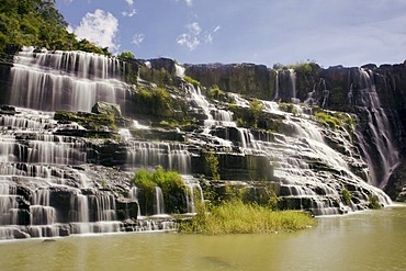 Pongour waterfall, central highlands of Vietnam, Southeast Asia